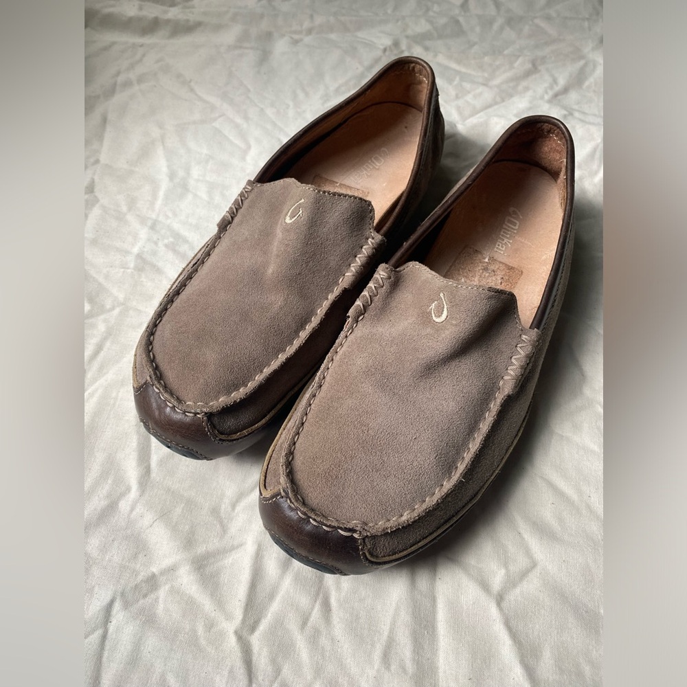 Olokai  Men's Tan and Brown Loafers